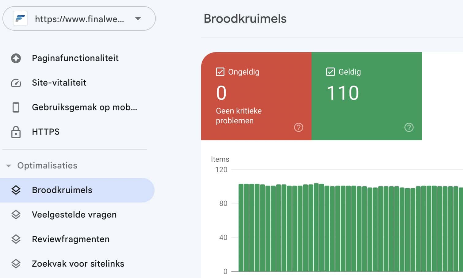 GSC structured data broodkruimels