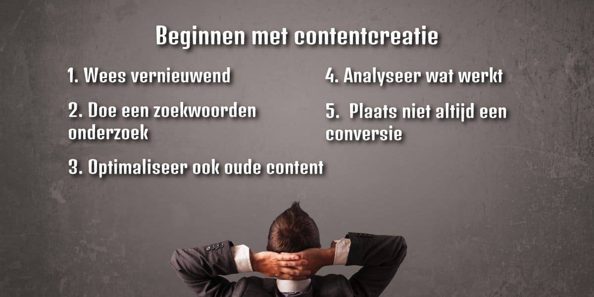 Tips voor contentcreatie