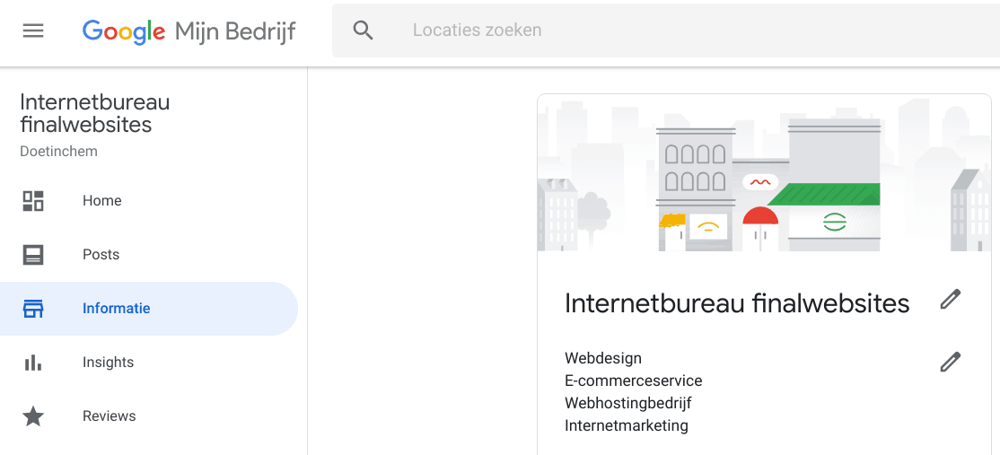 Local SEO - Google Mijn Bedrijf