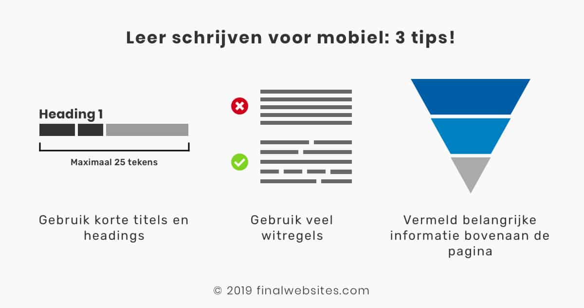 3 tips schrijven voor mobiel