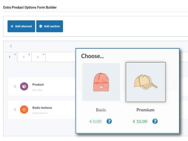 WooCommerce Extra Product Options