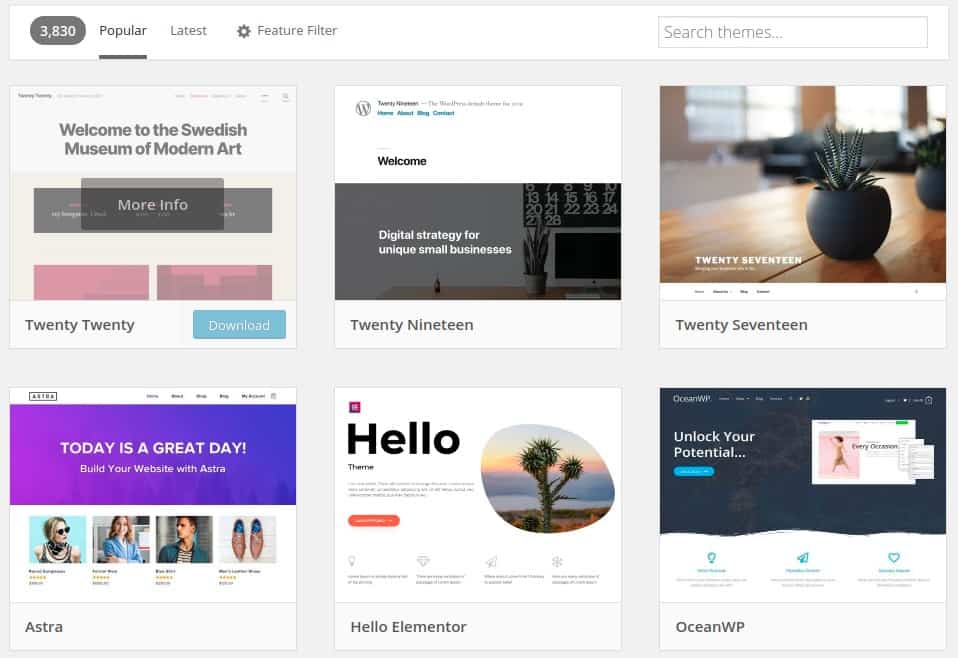 Gratis WordPress Themes