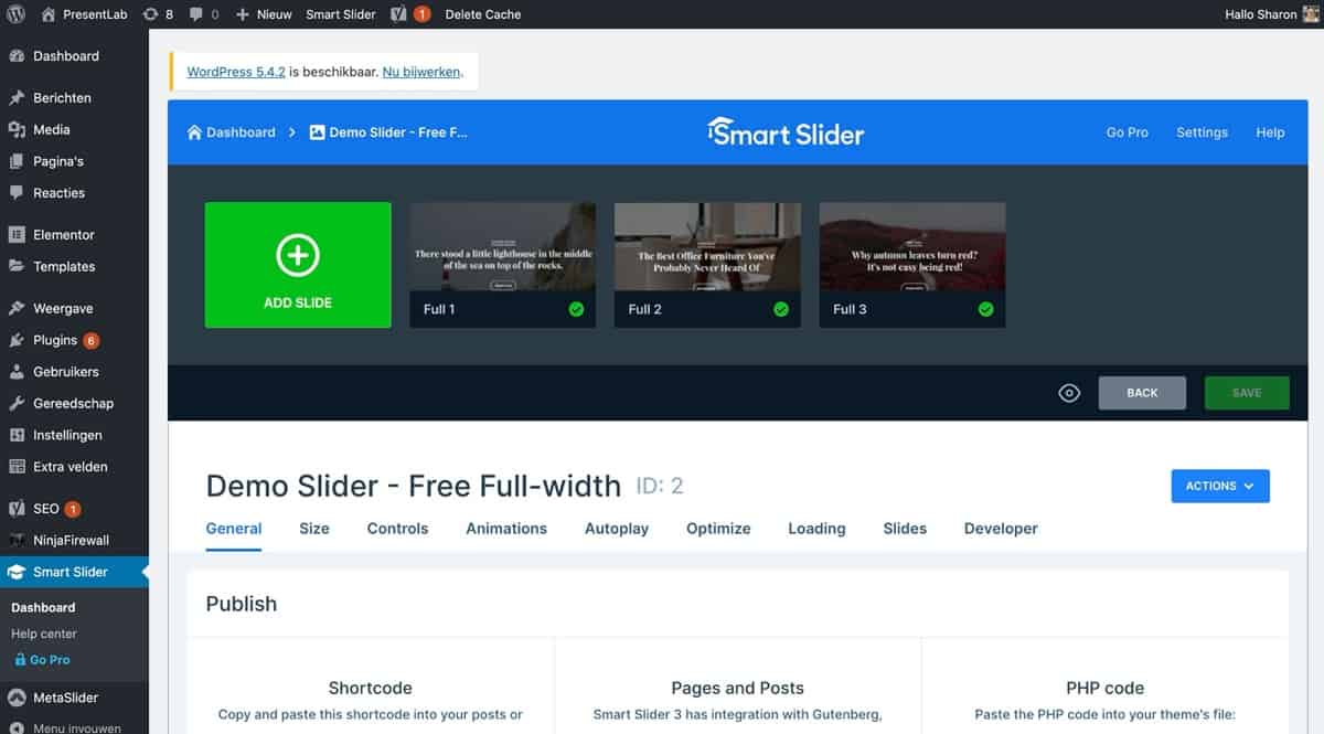 WordPress sliders maken met Smart Slider 3
