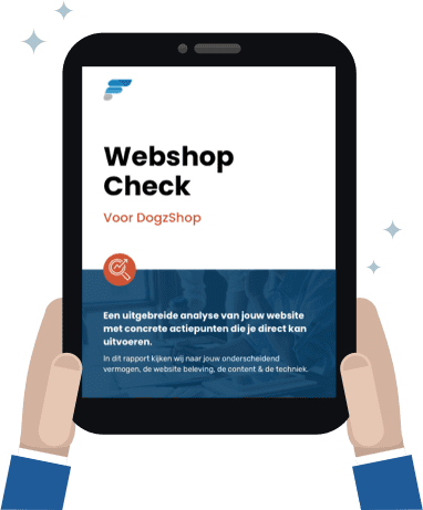 Webshop Sitecheck voorbeeld