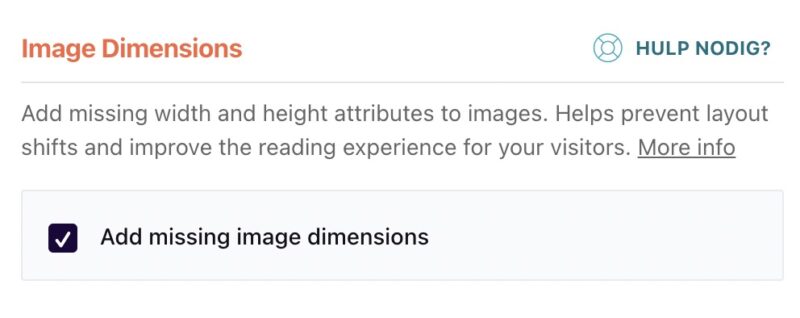 WP Rocket Image dimensions